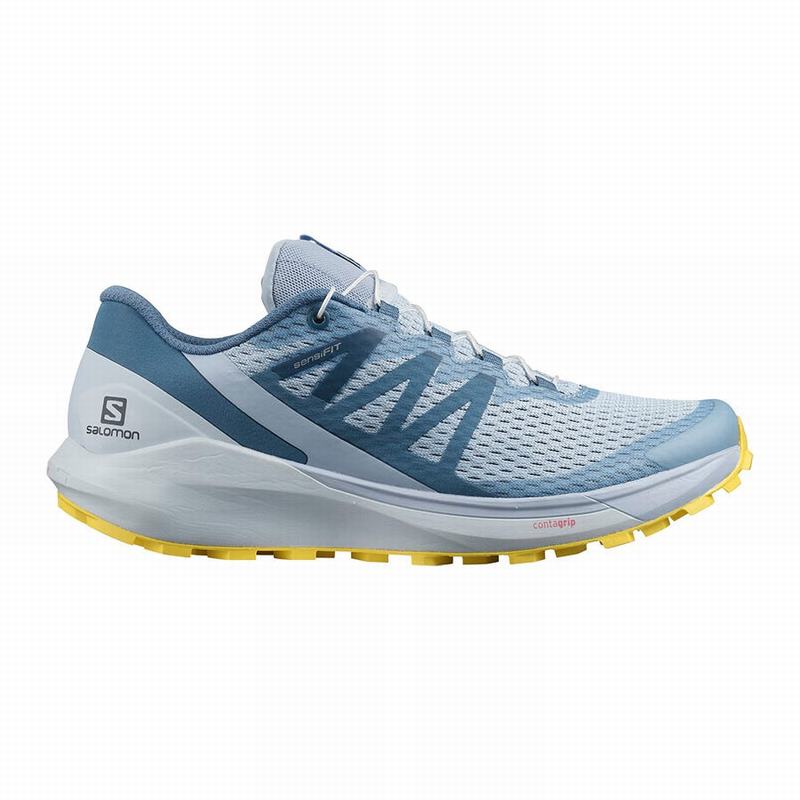 Zapatillas De Running Salomon Mujer Azules / Limón - Salomon Argentina SENSE RIDE 4 ,169578-VXF